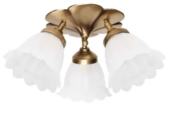 Giovanni Battista Abstehende Deckenleuchte Floral Weiß* Deckenleuchten|Flurlampen