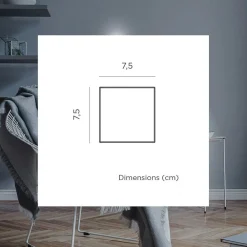 Newgarden Akku Wandleuchte kabellos LED Touch Dimmer B: 7,5 cm Akku* Flurlampen|Wohnzimmerlampen