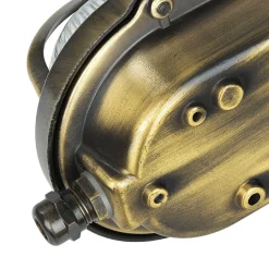 Hot Lido Antike Außenlampe Wand Echt-Messing SKIATHOS