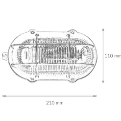 Hot Lido Antike Außenlampe Wand Echt-Messing SKIATHOS