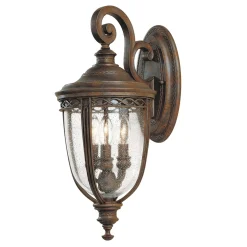 Elstead Antike Hoflampe in Bronze IP44 E14 Haus Balkon* Rustikale Lampen|Vintage Lampen