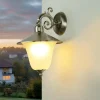 Lido Antike Lampe außen Messing Glas Rustikal ANDROS* Außenwandleuchten|Rustikale Lampen