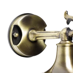 Lido Antike Wandlampe Echt Messing für Außen SANTORIN* Rustikale Lampen|Metall Lampen