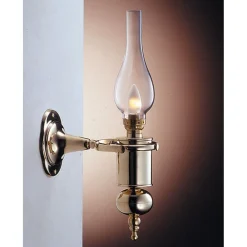 Laura Suardi Antike Wandlampe Glas Messing Jugendstil GRETA* Wandleuchten|Jugendstil Lampen