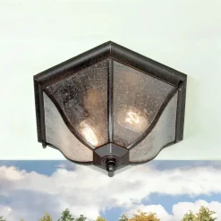 Elstead Außen Deckenleuchte Braun Rustikal IP44 Terrasse* Vintage Lampen|Rustikale Lampen