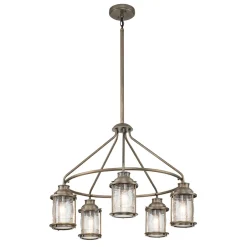 Outlet Elstead Außen Deckenleuchte verstellbar B: 62,5 cm 5x E27 IP44