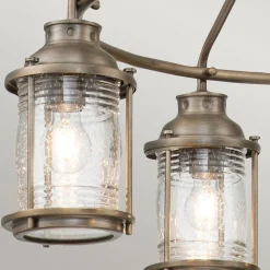 Outlet Elstead Außen Deckenleuchte verstellbar B: 62,5 cm 5x E27 IP44