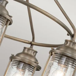 Outlet Elstead Außen Deckenleuchte verstellbar B: 62,5 cm 5x E27 IP44