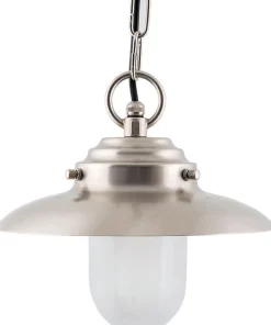 Lido Außen Hängelampe Nickel Maritim IP54 Echt-Messing* Rustikale Lampen|Messinglampen
