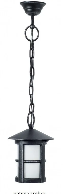 SU-MA Außen Hängelampe Schwarz rund IP43 Rustikal Garten* Außenleuchten Antik|Gartenlaternen