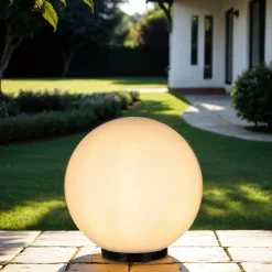 New SU-MA Außen Kugellampe Ø30 cm Weiß IP44 E27