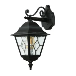 Elstead Außen Laterne Schwarz Rustikal IP43 Haustür Hof* Rustikale Lampen|Vintage Lampen