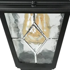 Elstead Außen Laterne Schwarz Rustikal IP43 Haustür Hof* Rustikale Lampen|Vintage Lampen