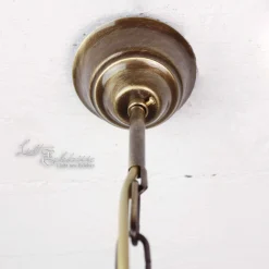 Lido Außen Pendelleuchte aus Echt-Messing Ø20cm ANDROS* Außenleuchten Antik|Rustikale Lampen