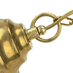 Lido Außen Pendelleuchte Messing Riffelglas IP54 rostfrei* Metall Lampen|Messinglampen