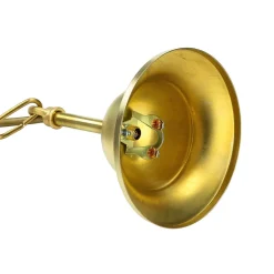 Lido Außen Pendelleuchte Messing Riffelglas IP54 rostfrei* Metall Lampen|Messinglampen