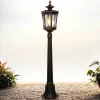 Nowodvorski Außen Stehlampe Bronze Antik Ornament Glas E27 AMUR* Rustikale Lampen|Wegeleuchten
