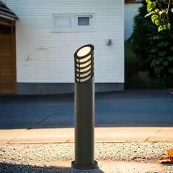 Searchlight Außen Stehleuchte Modern in Schwarz* Außenleuchten Antik|Moderne Außenleuchten