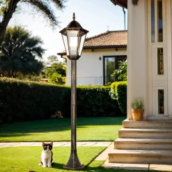 Easylight Außen Stehleuchte Schwarz Kupfer wetterfest 1,13m BRISTOL II