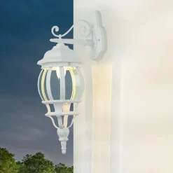 New Easylight Außen Wandlampe BREST Gartenlaterne weiß wetterfest