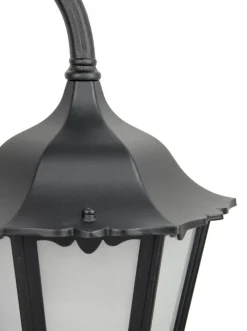 New SU-MA Außen Wandlampe DILSEN Schwarz IP43 Rustikal E27