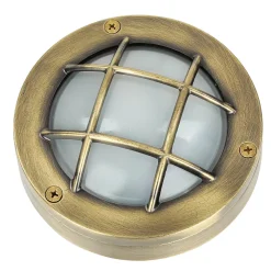 Online Lido Außen Wandlampe Messing Maritim rund IP64 Haus Tür