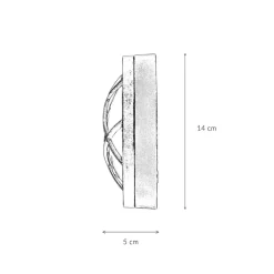 Online Lido Außen Wandlampe Messing Maritim rund IP64 Haus Tür