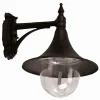 Sale Lido Außen Wandlampe Schwarz Aluminium IP43 E27 Rustikal