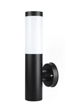 Sale SU-MA Außen Wandlampe Schwarz Edelstahl IP44 E27 BETULA