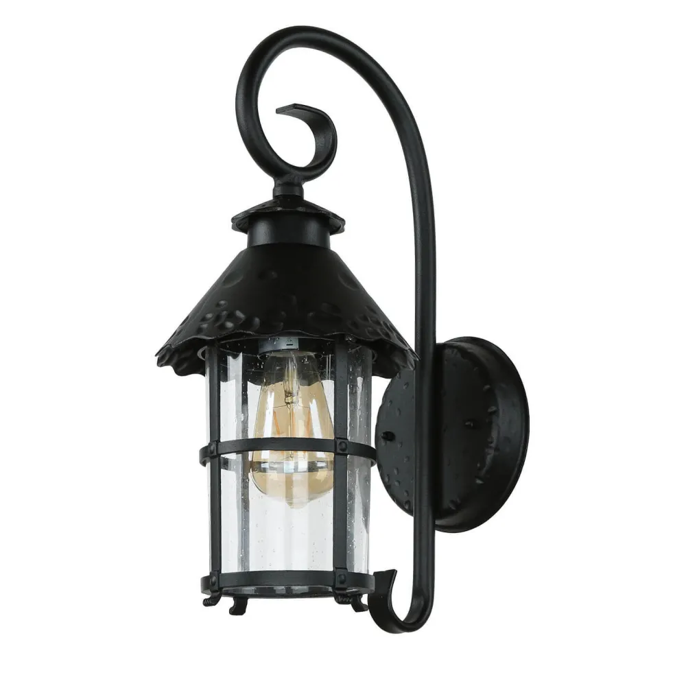 SU-MA Außen Wandlampe Schwarz regenfest Rustikal TOURNAI* Metall Lampen|Rustikale Lampen