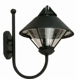 Online Lido Außen Wandlampe Schwarz Rustikal IP43 E27 KAILIDA