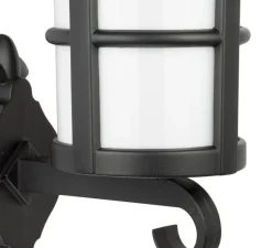 SU-MA Außen Wandlampe Schwarz Rustikal Garten Terrasse* Außenleuchten Antik|Außenwandleuchten