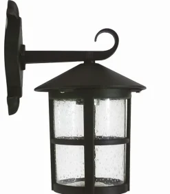 Best Lido Außen Wandlampe Schwarz Rustikal IP43 E27 HENA Laterne