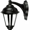 Lido Außen Wandlampe Schwarz Rustikal Aluminium IP44 ELEANOR* Außenleuchten Antik|Außenwandleuchten