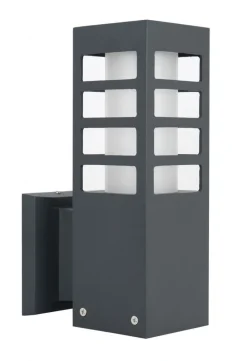 SU-MA Außen Wandleuchte Anthrazit IP54 eckig E27