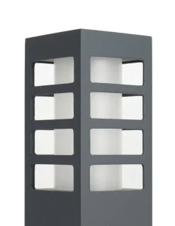 SU-MA Außen Wandleuchte Anthrazit IP54 eckig E27