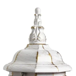 Outlet Easylight Außen Wandleuchte BREST in Weiß Gold IP44