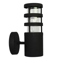 Elstead Außen Wandleuchte Edelstahl IP44 Skandinavisch Schwarz* Außenwandleuchten|Metall Lampen