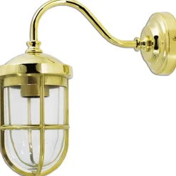 Hot Laura Suardi Außen Wandleuchte Messing IP43 Maritim FIRENZE