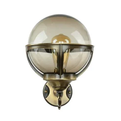 Sale Lido Außen Wandleuchte Messing Vintage IP43 Haus Hof