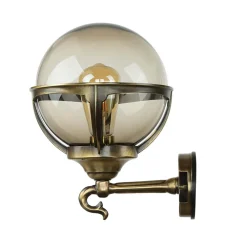 Sale Lido Außen Wandleuchte Messing Vintage IP43 Haus Hof