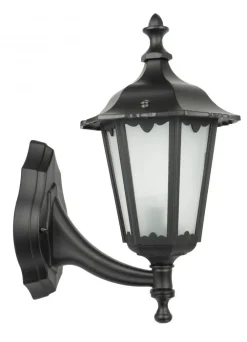 New SU-MA Außen Wandleuchte Schwarz Rustikal IP43 DILSEN