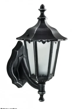 New SU-MA Außen Wandleuchte Schwarz Rustikal IP43 DILSEN