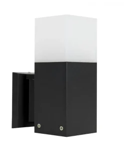 SU-MA Außen Wandleuchte Schwarz IP44 blendarm E27 AWERNE