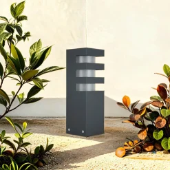 Clearance SU-MA Außenlampe BERINGEN IP54 E27 klein 25 cm Anthrazit