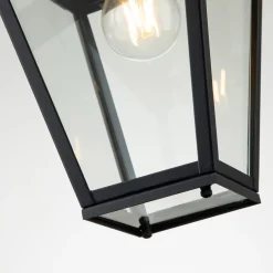Online Elstead Außenlampe E27 IP44 B: 20,3 cm Schwarz hängend