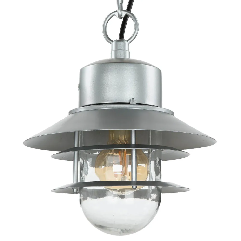 Elstead Außenlampe Edelstahl E27 IP44 in Silber Maritim* Metall Lampen|Rustikale Lampen