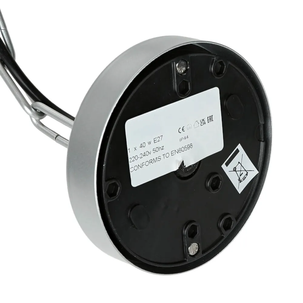 Elstead Außenlampe Edelstahl E27 IP44 in Silber Maritim* Metall Lampen|Rustikale Lampen