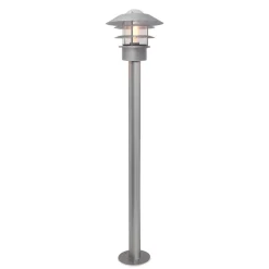 Elstead Außenlampe Edelstahl Glas 100 cm Skandinavisch IP44 E27* Außenleuchten Antik|Gartenlaternen