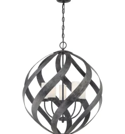 Best Elstead Außenlampe hängend Ø 66 cm groß höhenverstellbar IP44 E14